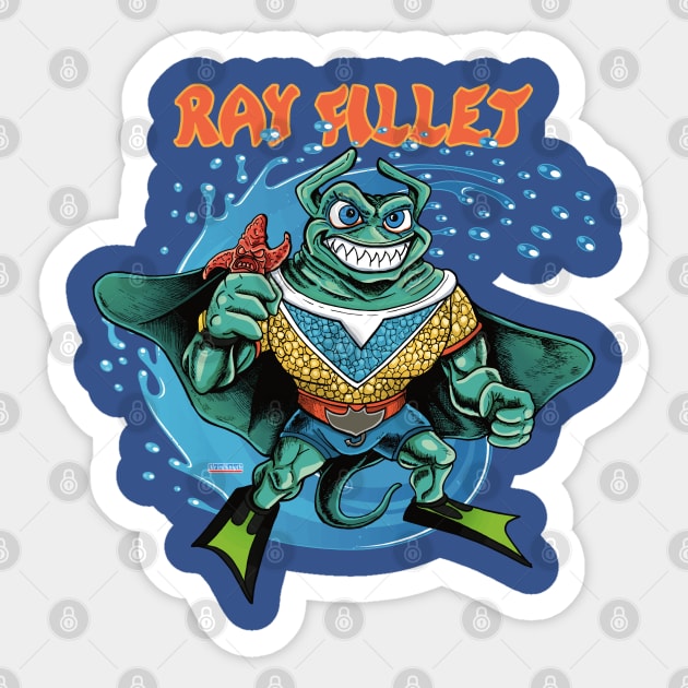 Ray fillet Sticker by Ale_jediknigth